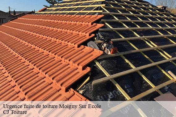 Urgence fuite de toiture moigny-sur-ecole-91490 CJ Toiture