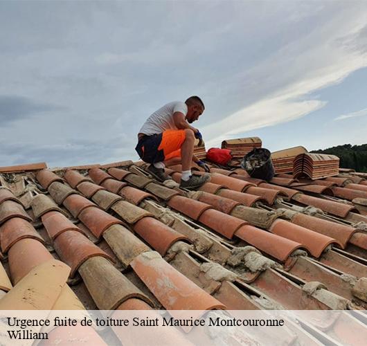 Urgence fuite de toiture  saint-maurice-montcouronne-91530 William