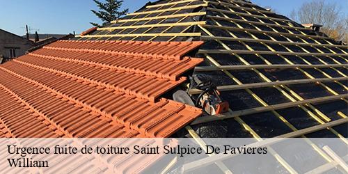 Urgence fuite de toiture  saint-sulpice-de-favieres-91910 William