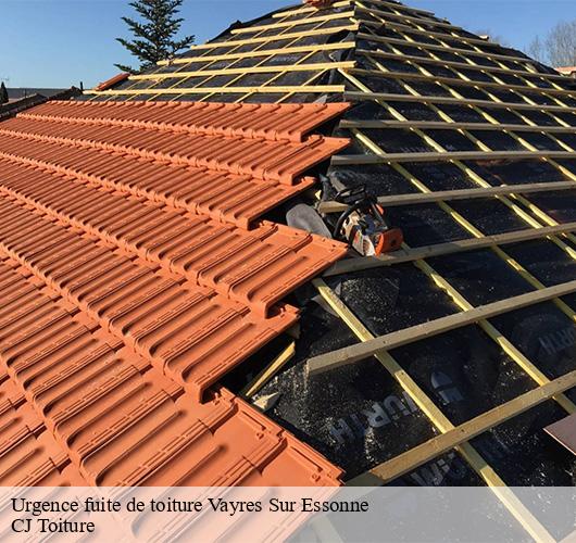 Urgence fuite de toiture  vayres-sur-essonne-91820 CJ Toiture 