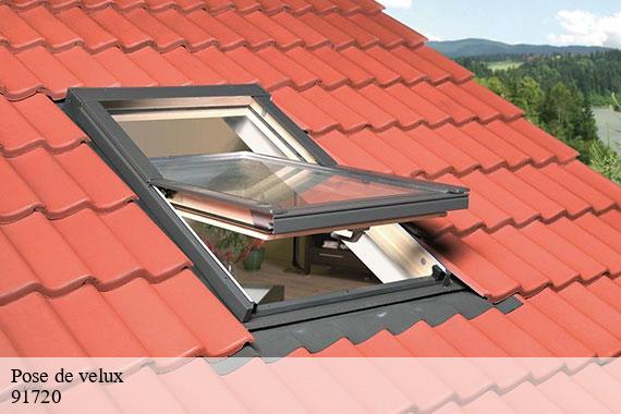 Pose de velux boigneville-91720 CJ Toiture