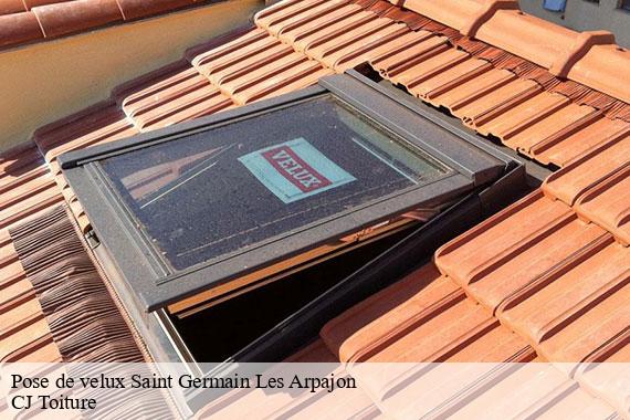 Pose de velux  saint-germain-les-arpajon-91180 CJ Toiture 