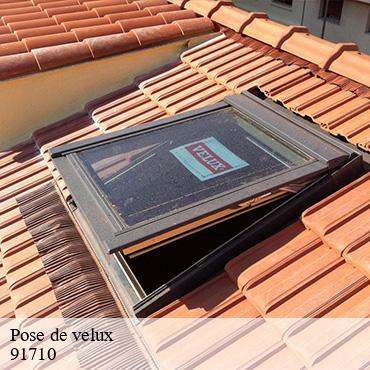 Pose de velux  vert-le-petit-91710 CJ Toiture 