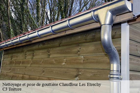 Nettoyage et pose de gouttière  chauffour-les-etrechy-91580 CJ Toiture 