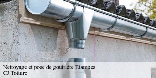 Nettoyage et pose de gouttière  etampes-91150 CJ Toiture 