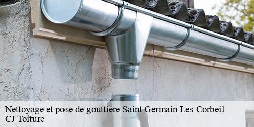 Nettoyage et pose de gouttière  saint-germain-les-corbeil-91250 CJ Toiture 