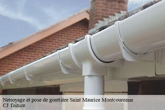 Nettoyage et pose de gouttière  saint-maurice-montcouronne-91530 CJ Toiture 