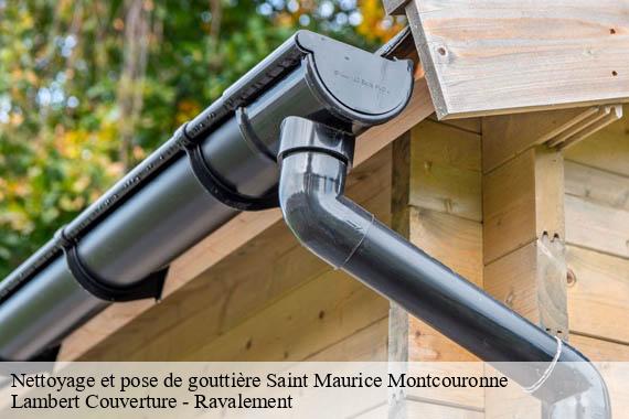 Nettoyage et pose de gouttière  saint-maurice-montcouronne-91530 Lambert Couverture - Ravalement