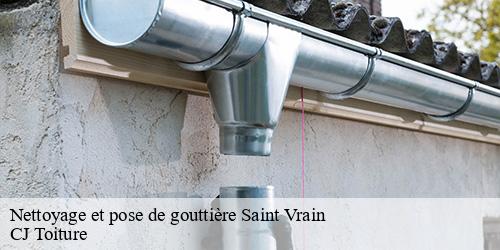 Nettoyage et pose de gouttière  saint-vrain-91770 CJ Toiture 