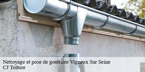 Nettoyage et pose de gouttière  vigneux-sur-seine-91270 CJ Toiture 