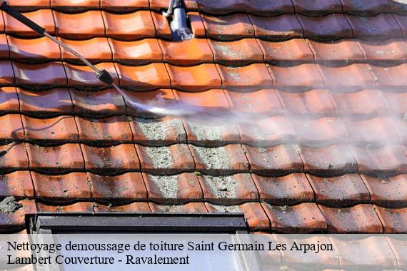 Nettoyage demoussage de toiture  saint-germain-les-arpajon-91180 Lambert Couverture - Ravalement