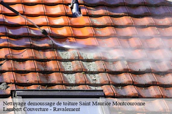 Nettoyage demoussage de toiture  saint-maurice-montcouronne-91530 Lambert Couverture - Ravalement