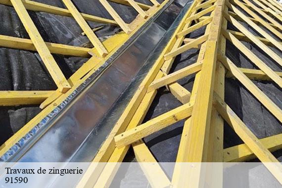 Travaux de zinguerie orveau-91590 CJ Toiture